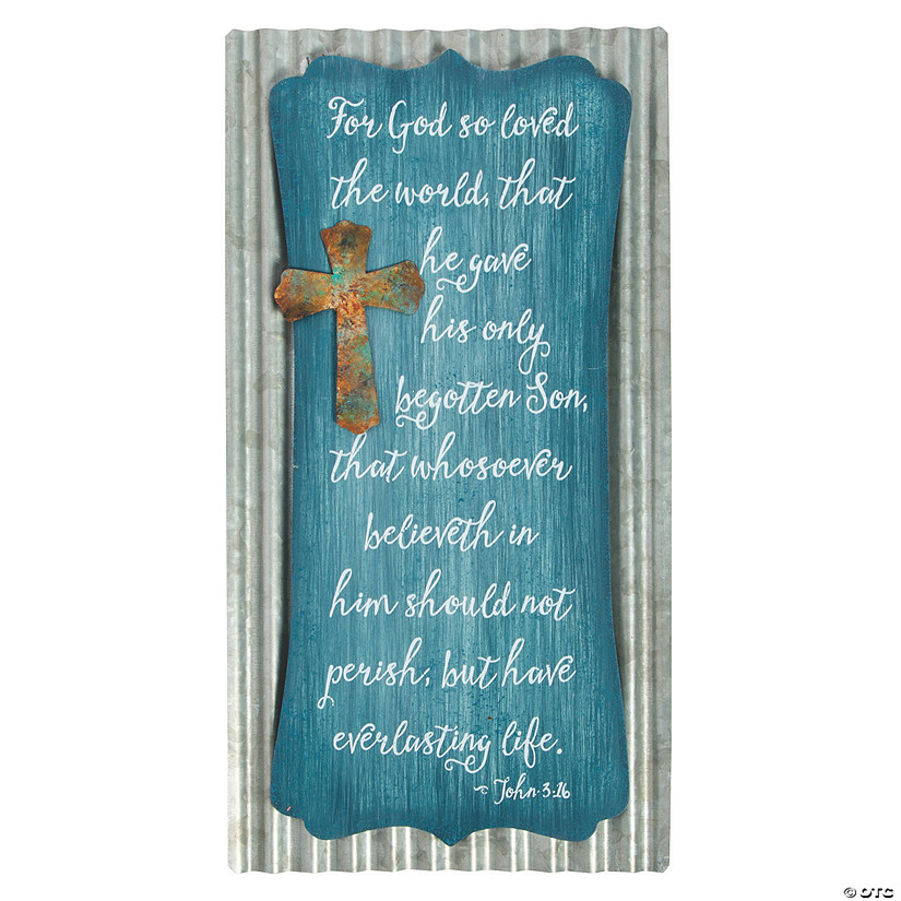 John 3:16 Wall Sign Image