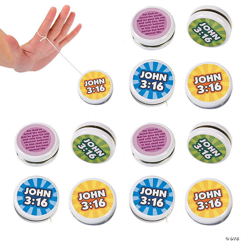 John 3:16 YoYos - 12 Pc. Image