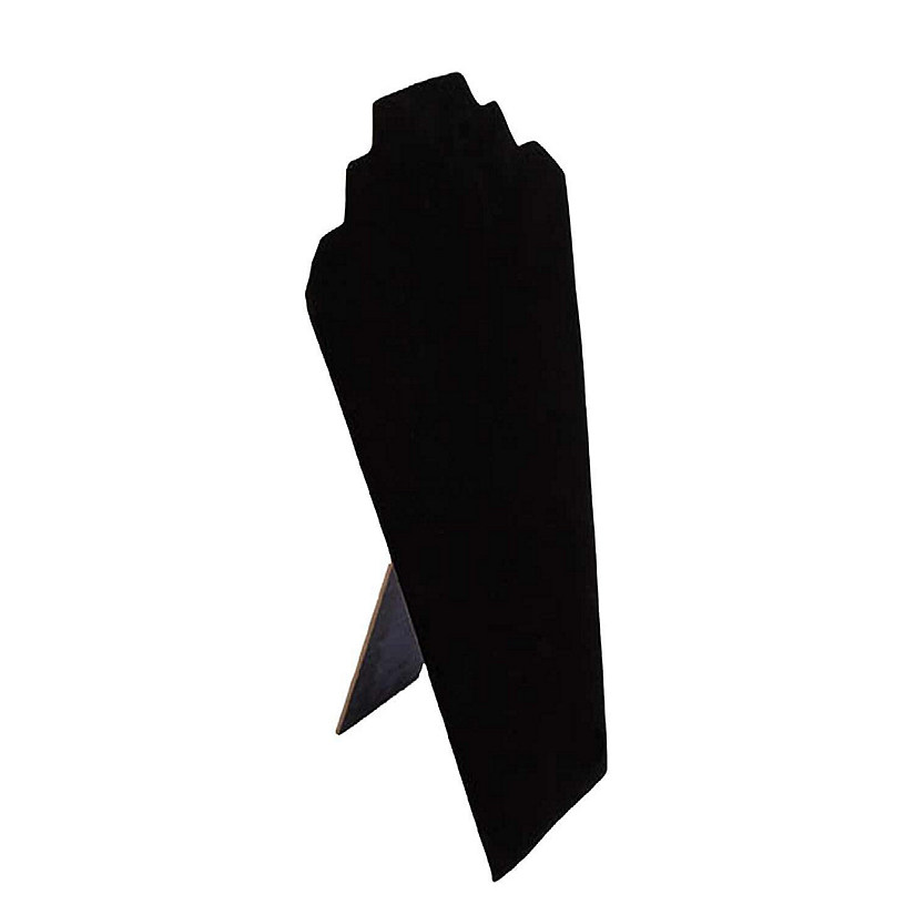 John Bead Necklace Display Velvet 32cm Black Image