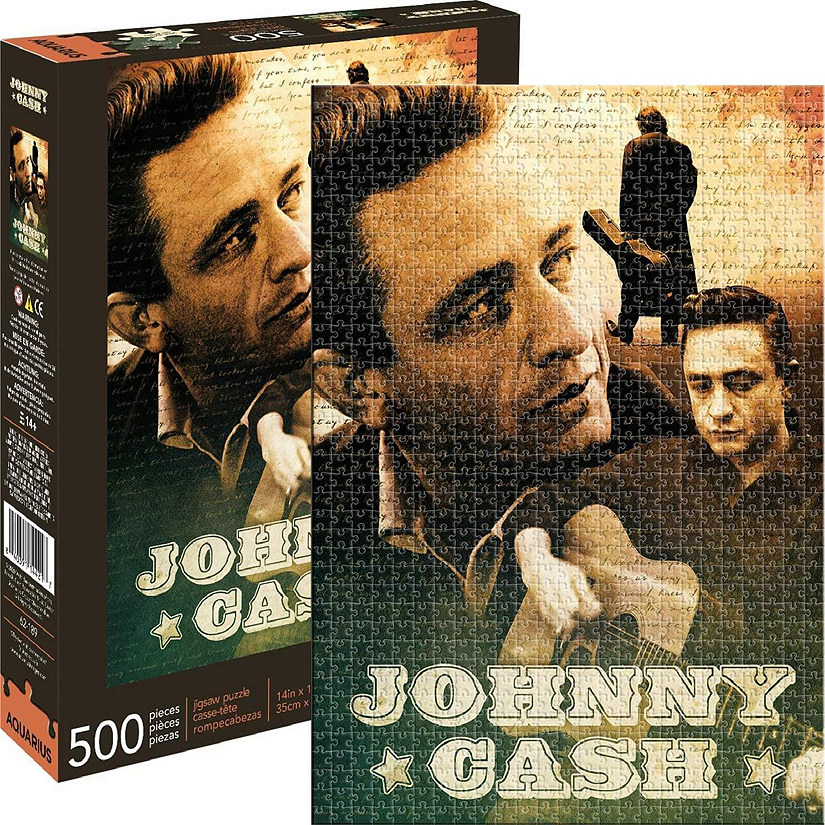 Johnny Cash 500 Piece Jigsaw Puzzle Image