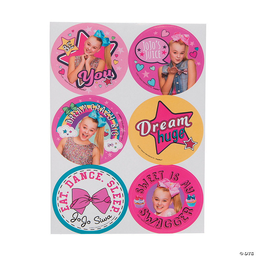 JoJo Siwa Stickers - 4 Pc. Image