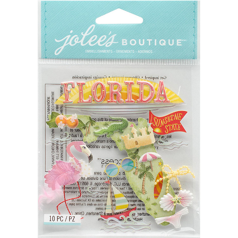 Jolee's Boutique Dimensional Stickers-Florida Image