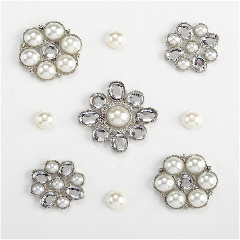 Jolee's Boutique Dimensional Stickers-Pearl &amp; Gem Clusters Image