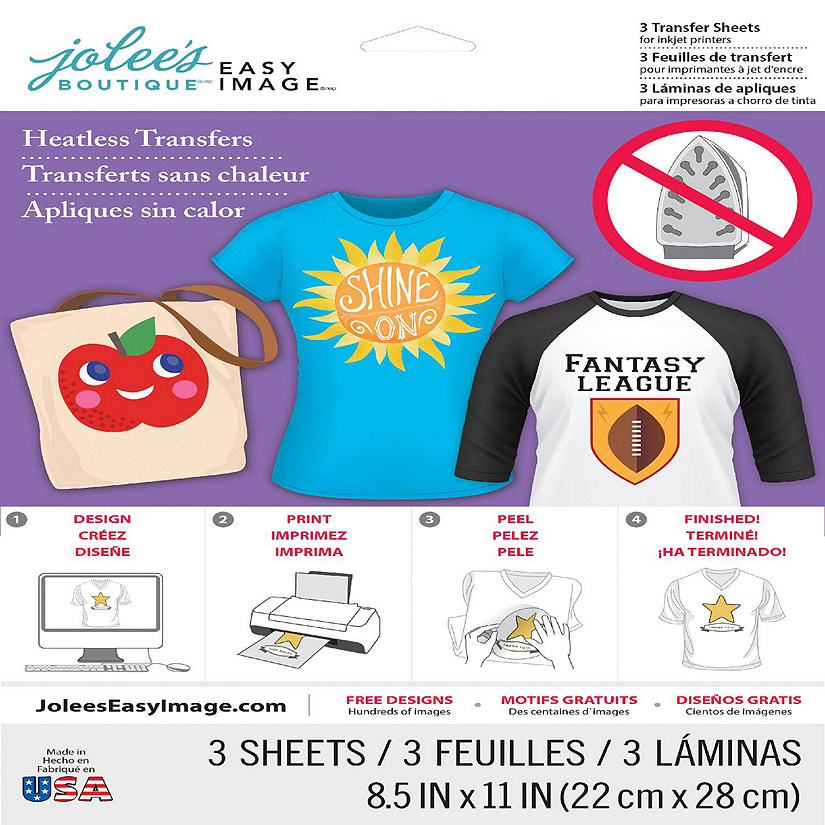 Jolee's Heatless Transfer Sheet 3/Pkg Image