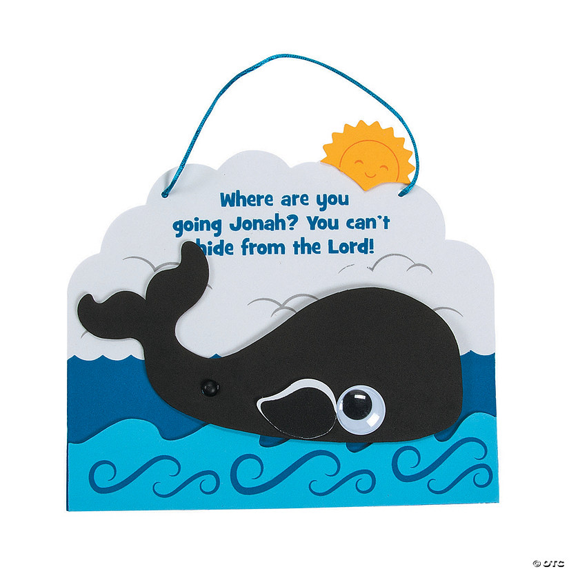 Jonah & the Whale Sign Craft Kit- Makes 12 Image