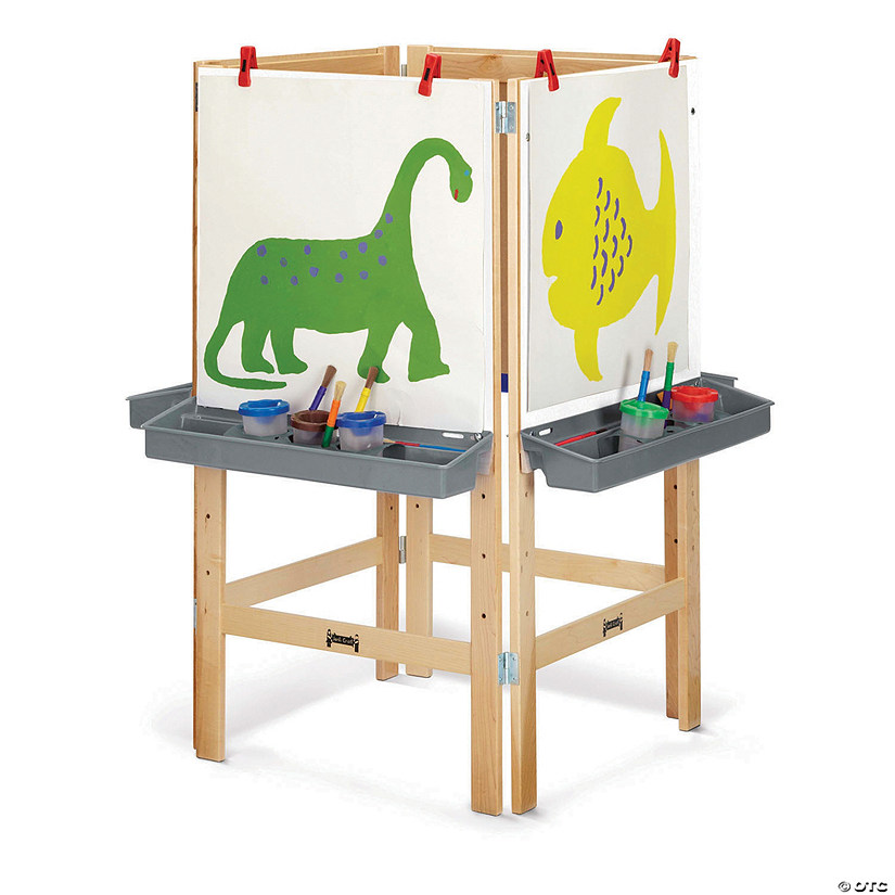 Jonti-Craft 4 Way Adjustable Easel Image