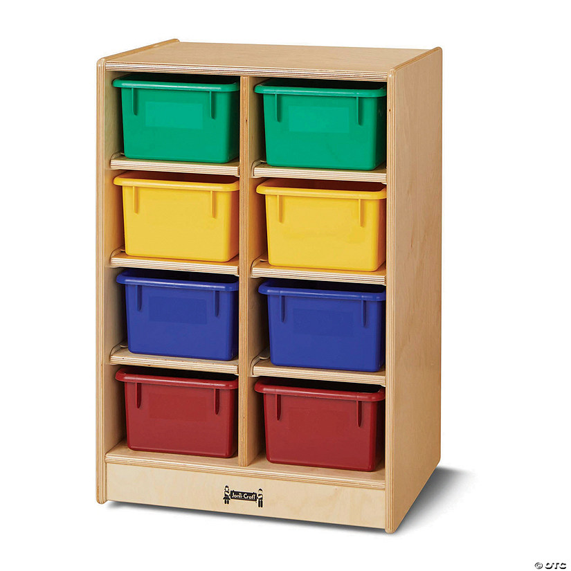 Jonti-Craft 8 Cubbie-Tray Mobile Unit - Without Trays Image