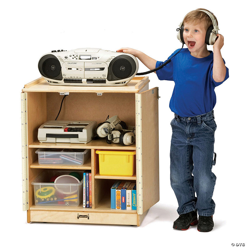 Jonti-Craft Media Cart - Lockable Image