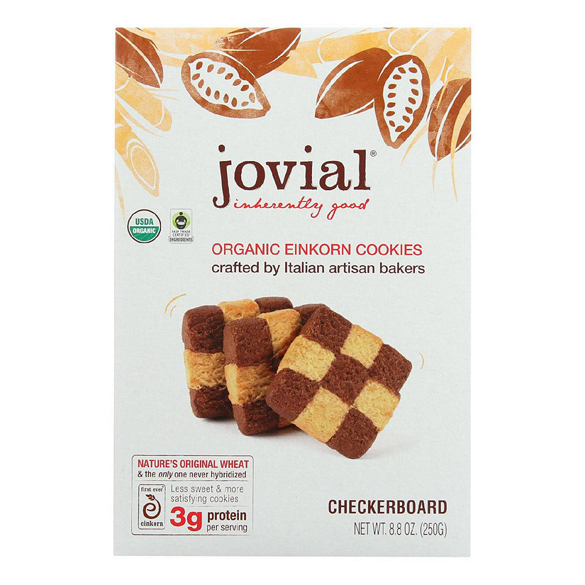 Jovial - Cookie - Organic - Einkron - Checkerboard - 8.8 oz - case of 12 Image