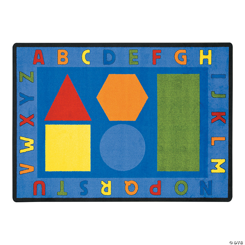 Joy Carpets Alphabet Shapes Classroom Rug~13611596
