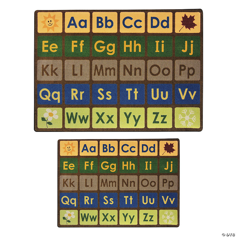 Joy Carpets Any Day Alphabet Classroom Rug Image