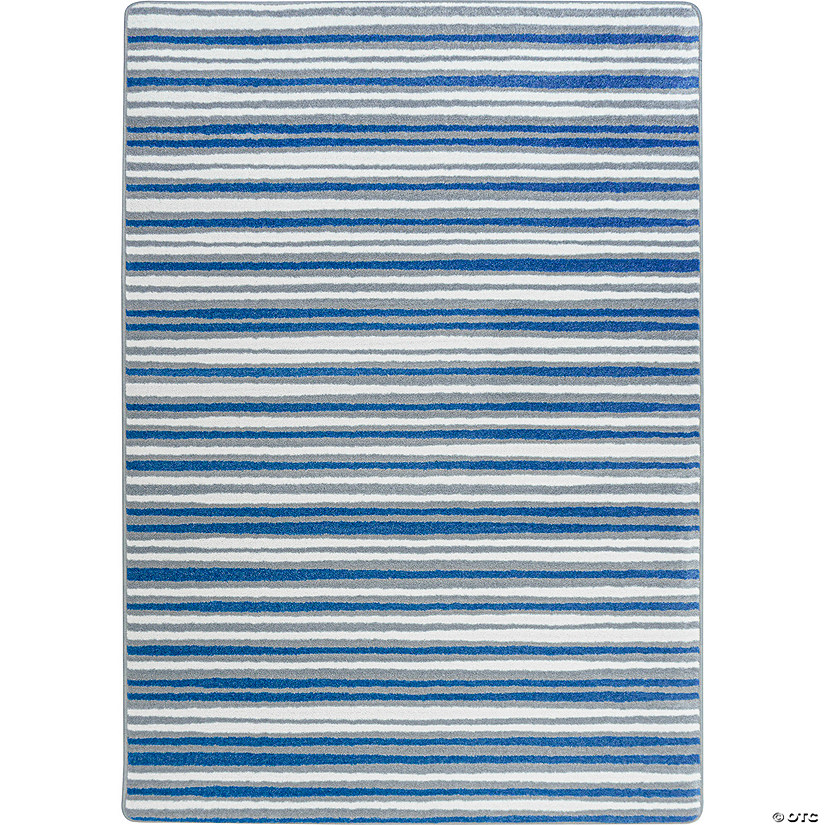 Joy carpets between the lines 3'10" x 5'4" area rug in color blue skies Image