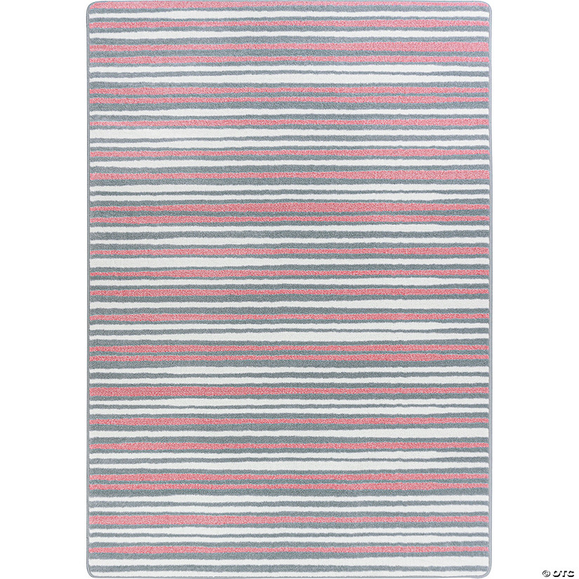 Joy carpets between the lines 3'10" x 5'4" area rug in color blush Image