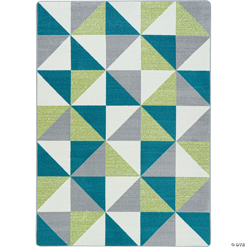 Joy carpets cartwheel 5'4" x 7'8" area rug in color calypso Image