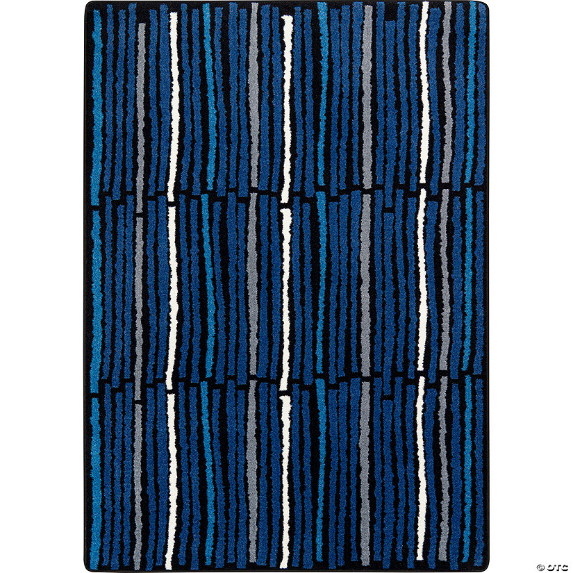 Joy Carpets Cascade 7'8" X 10'9" Area Rug In Color Sapphire Image