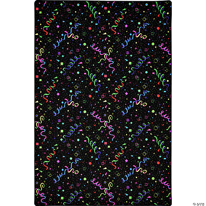 Joy carpets celebration 12' x 6' area rug in color fluorescent Image