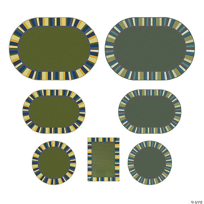 Joy Carpets Clean Green Classroom Rug Image