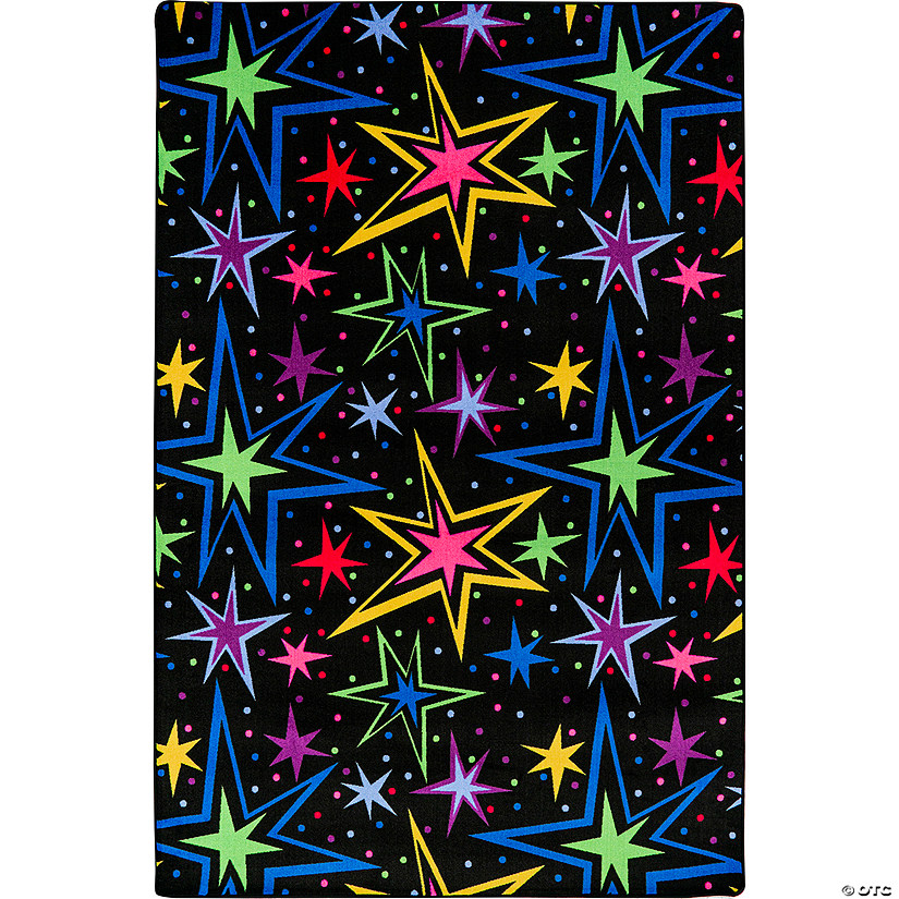 Joy carpets kapow 6' x 9' area rug in color fluorescent Image