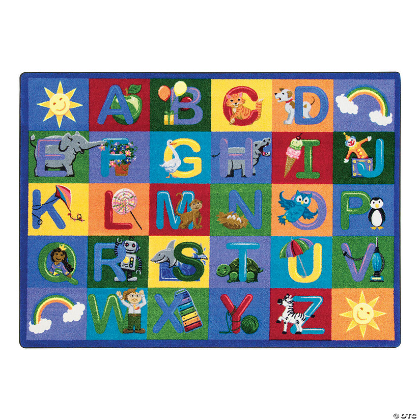 Joy Carpets Learning Letter Sounds Classroom Rug Image