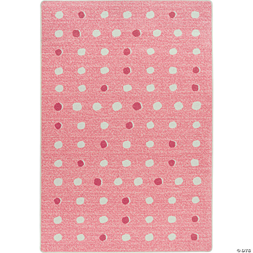 Joy carpets little moons 3'10" x 5'4" area rug in color blush Image