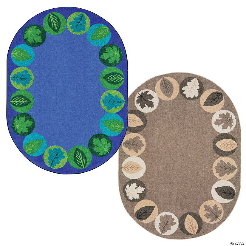 Joy Carpets Lively Leaves Classroom Rug Image