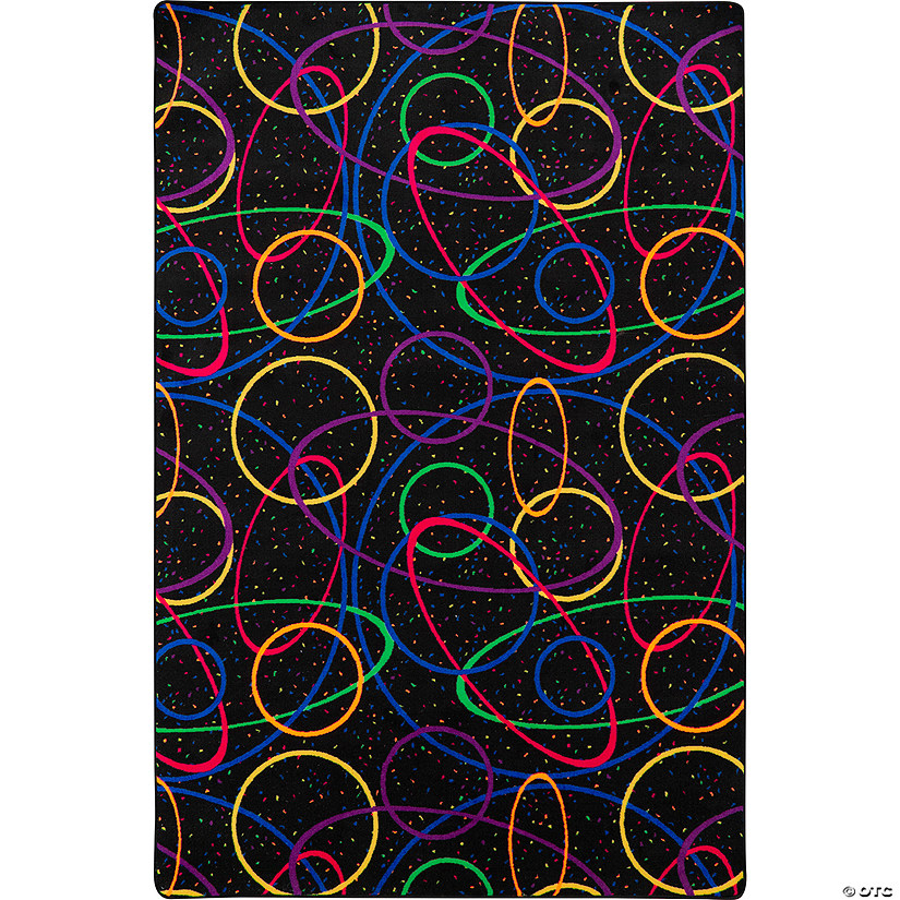Joy carpets looped 12' x 7'6" area rug in color fluorescent Image