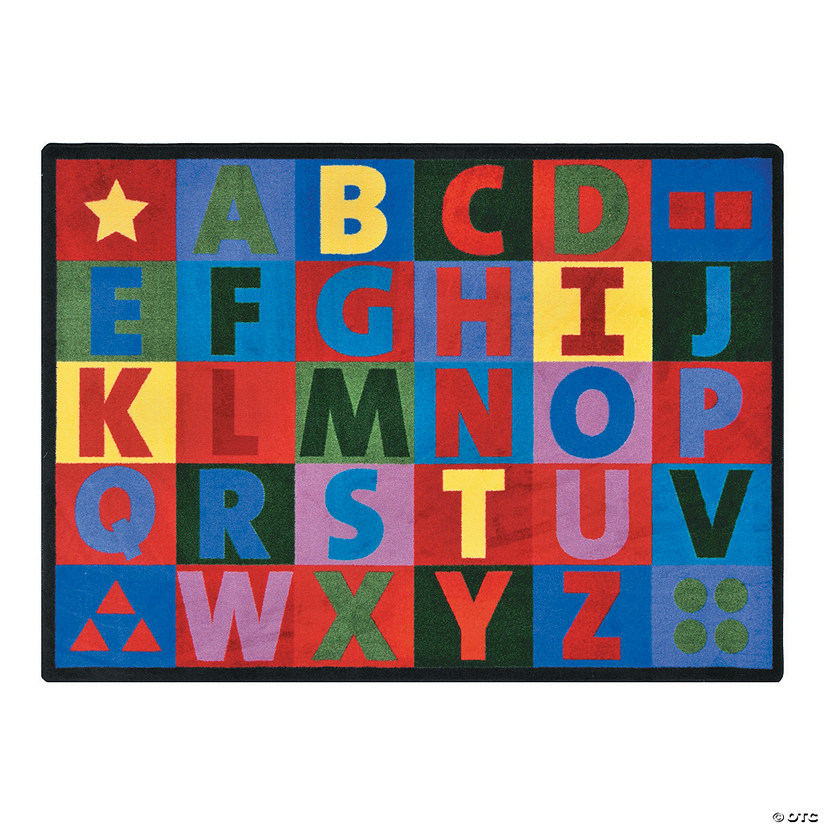 Joy Carpets Oversize Alphabet&amp;#174; Classroom Rug Image