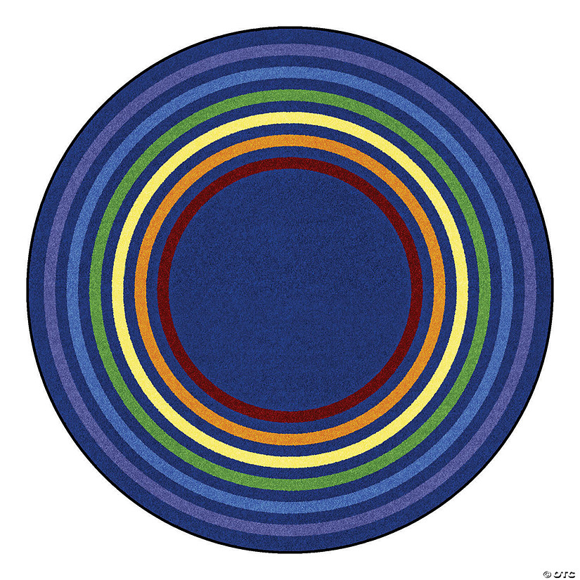 Joy Carpets Rainbow Rings Classroom Rugs Oriental Trading