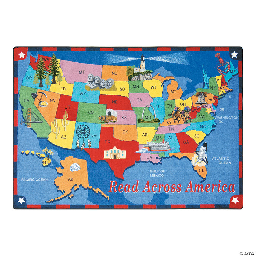 Joy Carpets Read Across America&#174; Classroom Rug Image