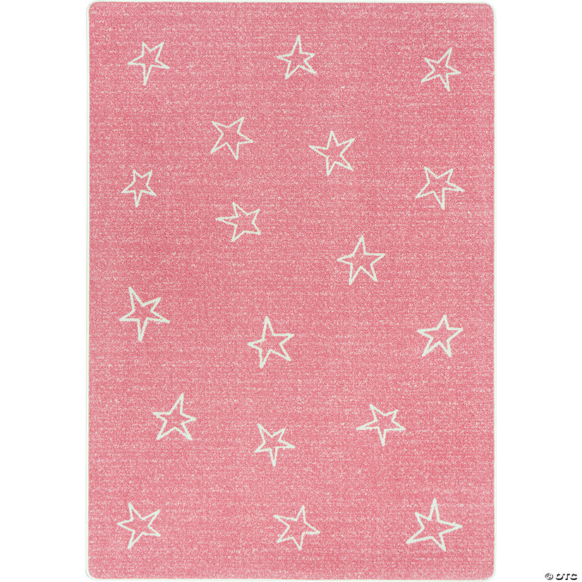 Joy carpets shine on 7'8" x 10'9" area rug in color blush Image