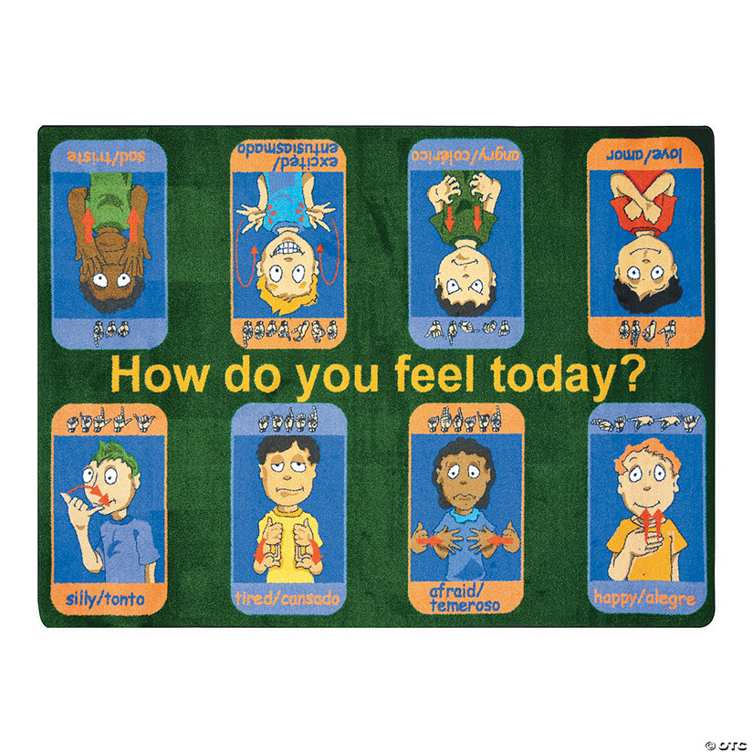 Joy Carpets Signs Of Emotions&#174; Classroom Rug Image