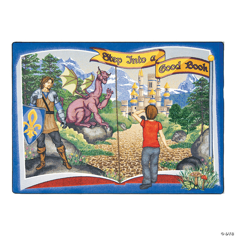 Joy Carpets Step Into A Good Book&amp;#174; Classroom Rug Image