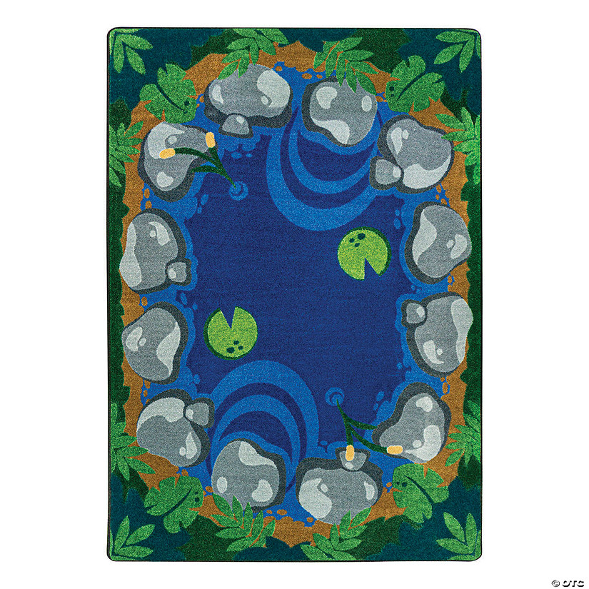 Joy Carpets Tranquil Pond Classroom Rugs Image