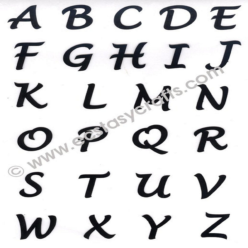 Joy! Crafts Clear Stamp Set Alphabet Uppercase Oriental Trading
