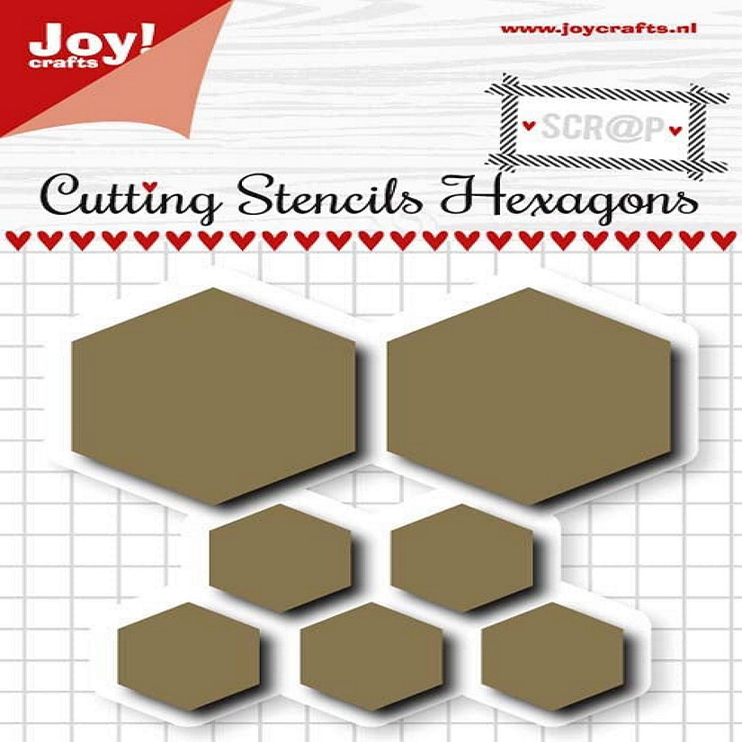 Joy! Crafts Scrap Cuttingstencils  Hexagon Image