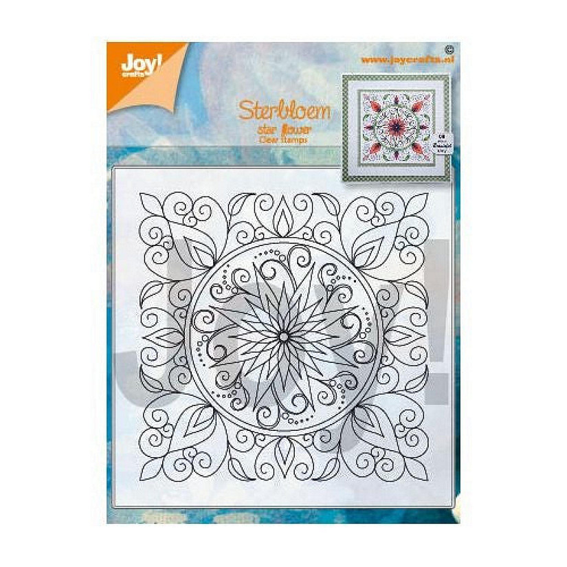 Joy! Crafts Star Flower Clear Stamp Image