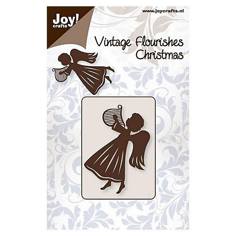 Joy! Crafts Vintage Flourishes  Angel with harp Image