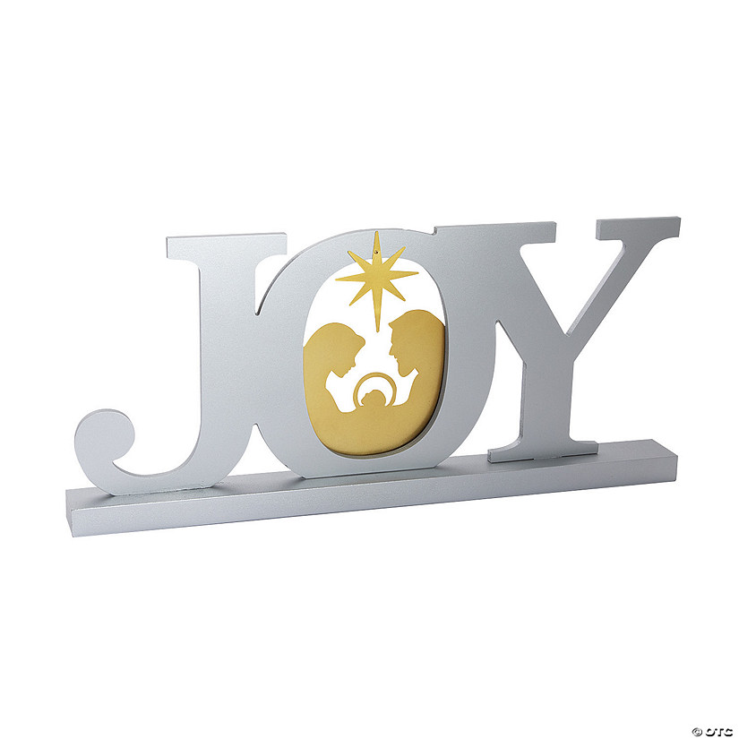 Joy Nativity Tabletop Decoration Image