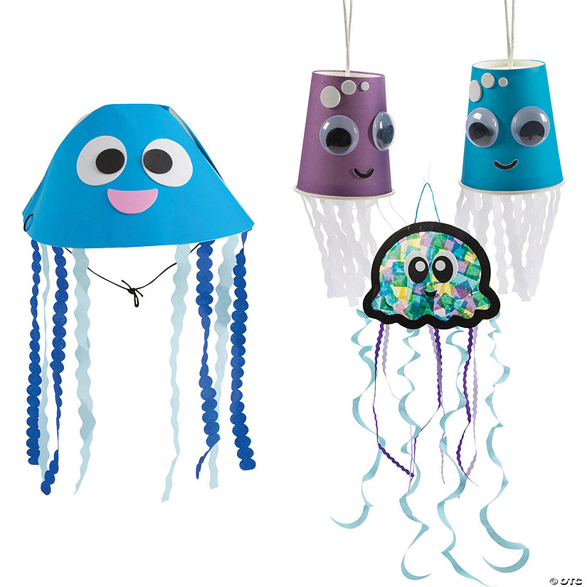 Joyful Jellyfish Craft Kit Assortment - Makes 36 Image