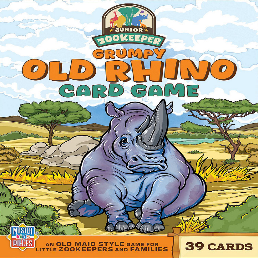 Jr. Zookeeper Grumpy Old Rhino Card Game Image