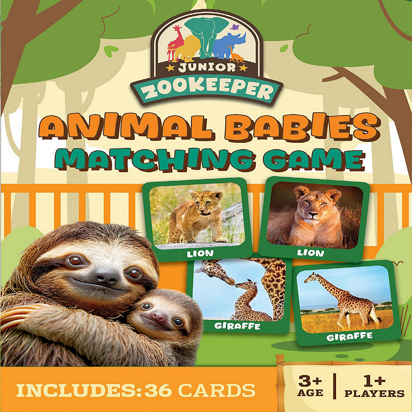 Jr. Zookeeper Matching Game Image