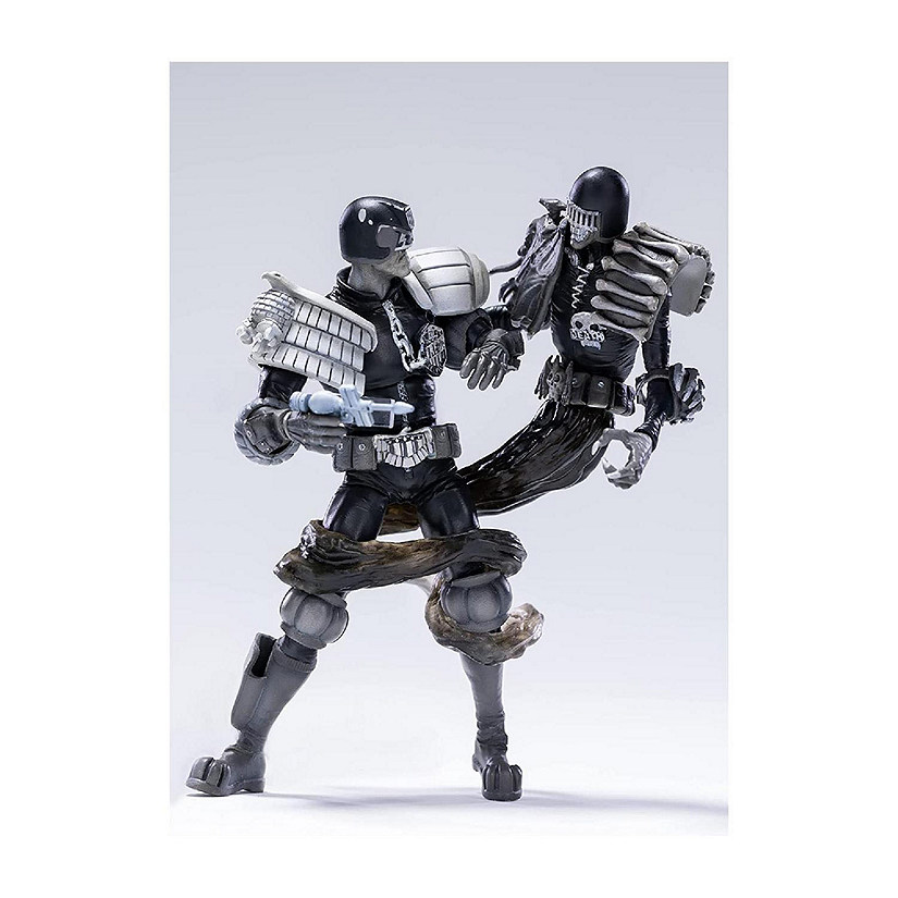 Judge Dredd vs Death Black & White 1:8 Action Figure 2-Pack Image