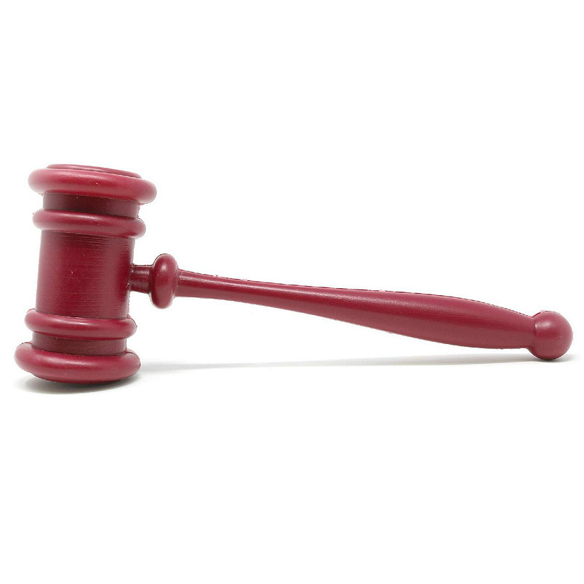 Judge Gavel Costume Accessory - Justice Costume Accessories Props for Courtroom - 1 Piece Image