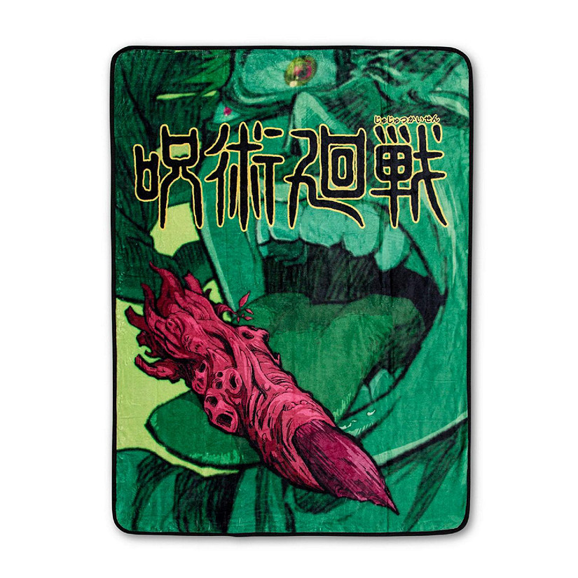 Jujutsu Kaisen Sukuna Finger Microplush Throw Blanket  45 x 60 Inches Image