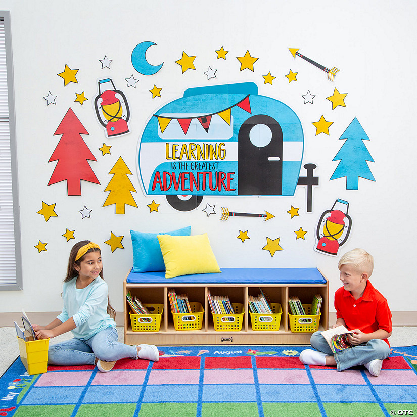 Jumbo Adventure Camper Classroom Wall Statement Piece - 42 Pc. Image