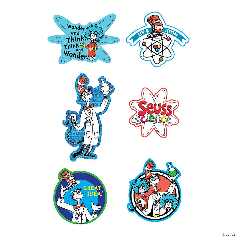 Jumbo Dr. Seuss&amp;#8482; Science Cutouts - 6 Pc. Image