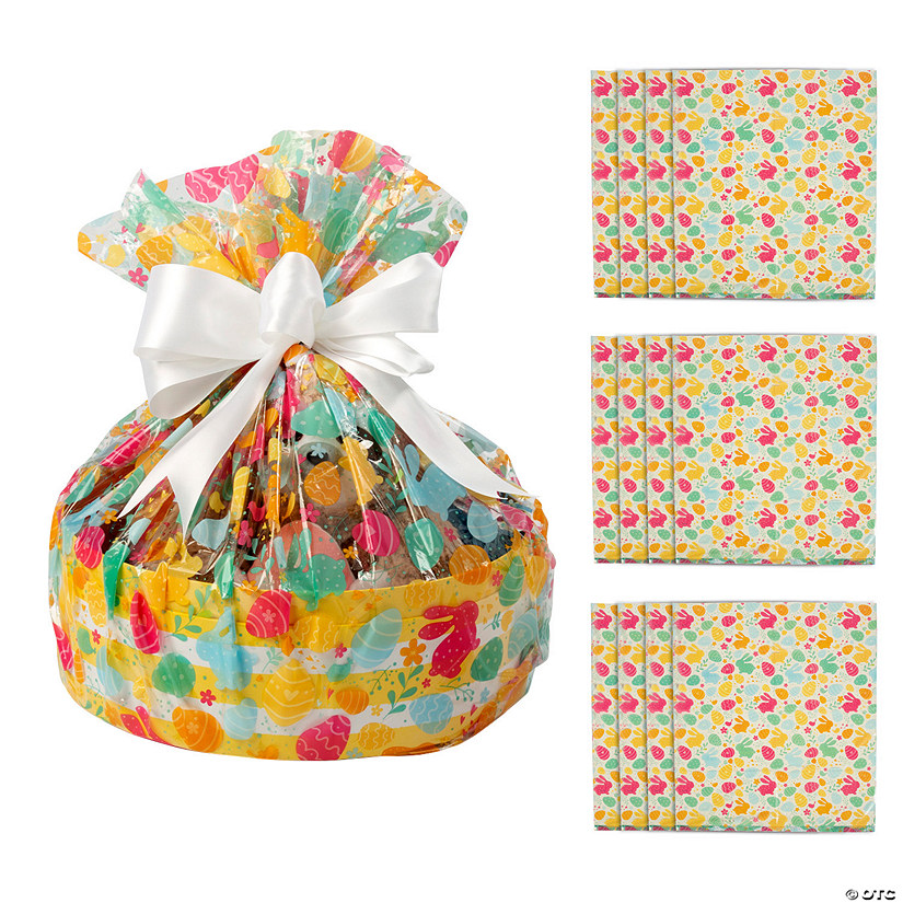 Jumbo Easter Cellophane Bags Oriental Trading
