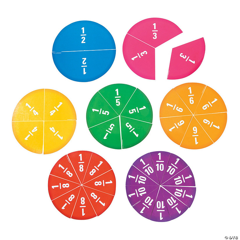Jumbo Fraction Magnet Set Oriental Trading
