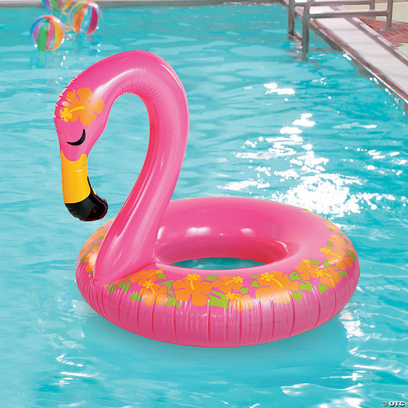 Jumbo Inflatable Flamingo Pool Float Image