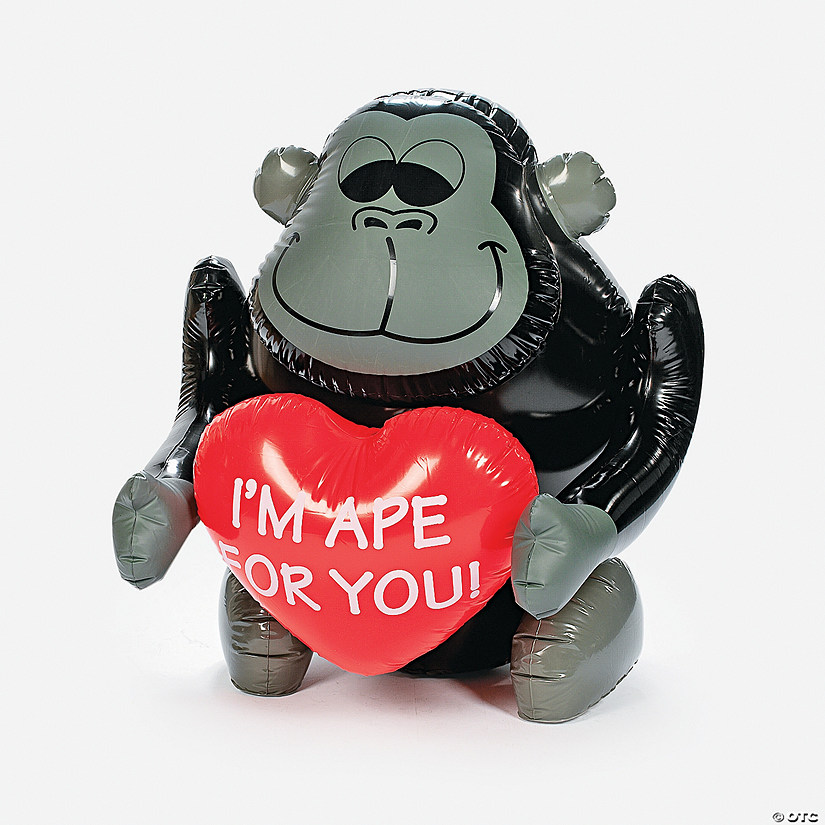 Jumbo Inflatable Valentine Gorilla - Discontinued